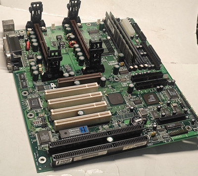 Dual Slot 1 ATX Motherboard EPoX EP-61BXBS w SCSI, AGP, PCI, ISA, 256 MB + Bonus