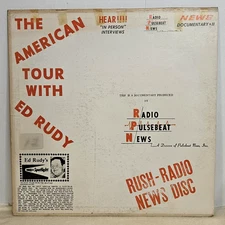Beatles American Tour With Ed Rudy -LP Record  Radio Pulsebeat News Documentary