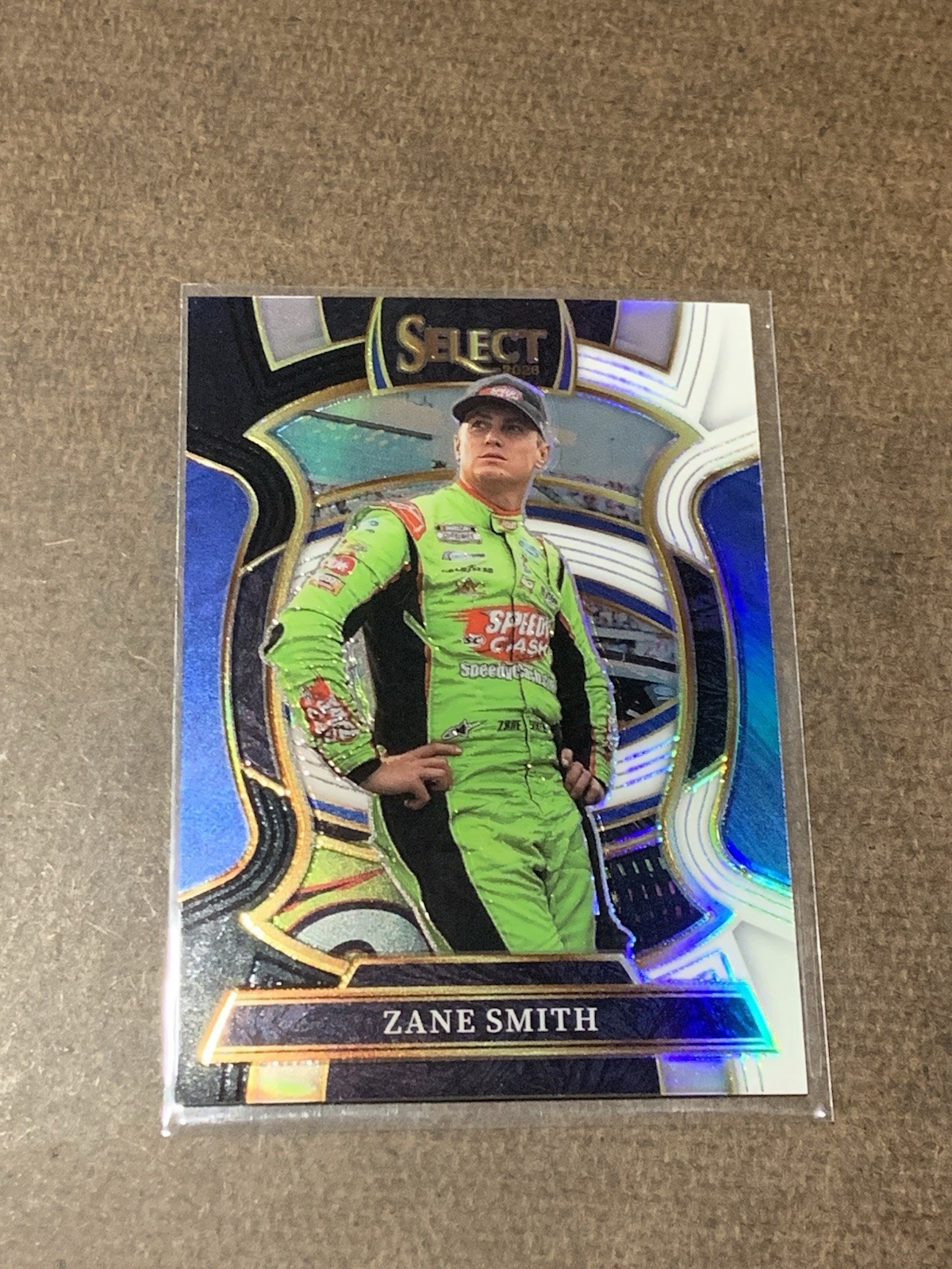 2026 Panini Select Racing Zane Smith Grandstand Black White Prizm /149