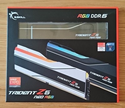 G.Skill Trident Z5 NEO RGB DDR5 RAM 6000MHz 32GB (2x16GB) Schwarz