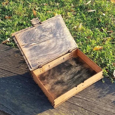 Boîte de rangement en forme de livre, style antique, idéale pour ranger - Photo 1/4