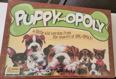 Puppy Opoly Kids Version of Dog Opoly Monopoly Jr Board Game New Sealed