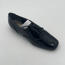 Mark Lemp Classics Women's Jake Oxford Slip-on Dress Loafers, Black, Size 8.0