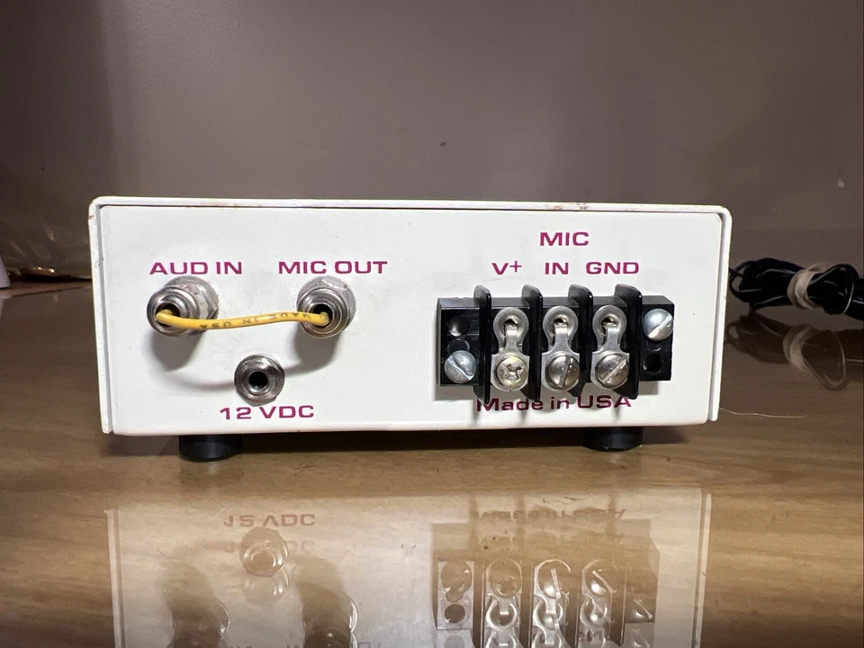 Pegasus Products AUD001 PA Mixer Amplifier Intercom Mic AUX Made in USA - Image 4 of 4