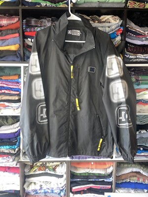 Vtg DC Shoes Wind Jacket L Droors Dub Skate Josh Kalis Surf Circa Adio 90s Y2K