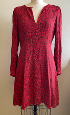 Banana Republic Red Dress 8 EUC