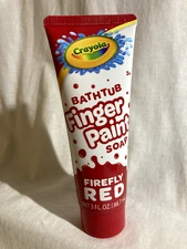 Crayola Bathtub Finger Paint Soap Firefly Red