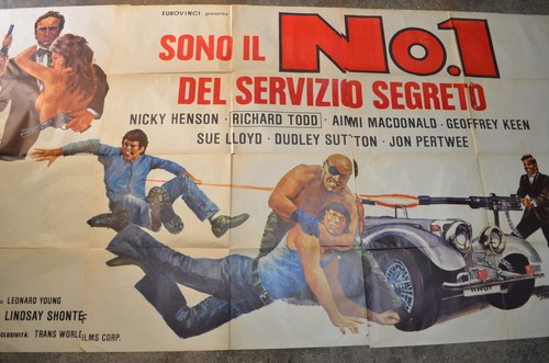 SONO IL N.1 DEL SERVIZIO SEGRETO 77 N. 1 of the Secret Service MANIFESTO 6 FOGLI - Picture 3 of 4