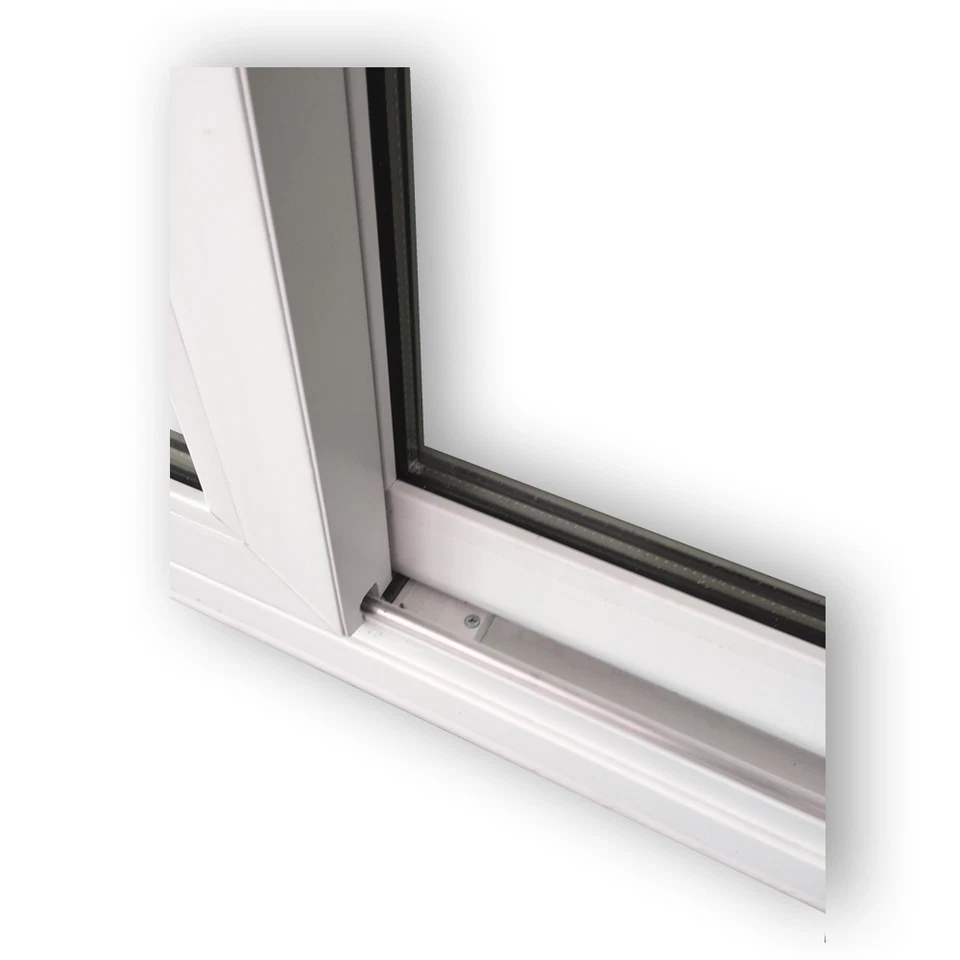 Fenster Schiebefenster Schiebetür Kunststoff Schiebeelement 2 Fach Aluschwelle - Bild 4 von 4