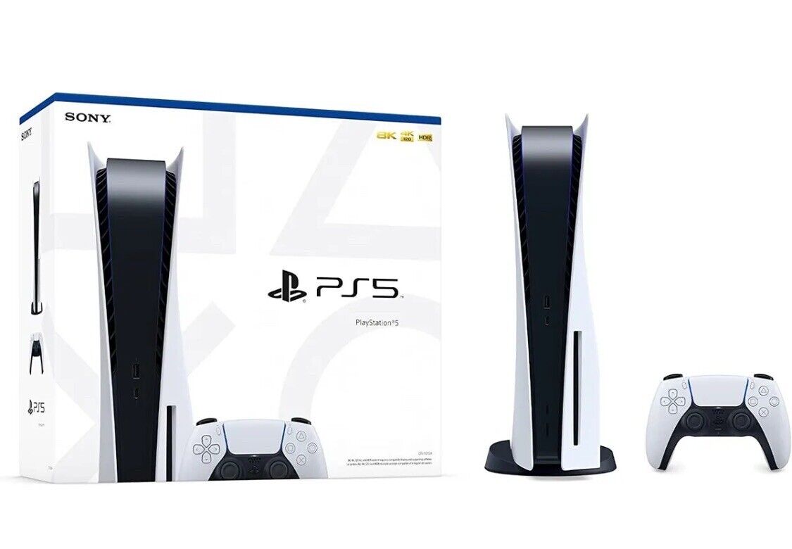 Sony PlayStation 5 PS5 Slim Digital Edition 1TB Console White By FedEx, Video Game Equipments