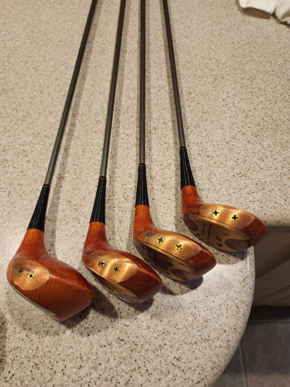 Hiro Honma Persimmon Set Of Woods Golf Clubs High Powered Boron 1 Wood