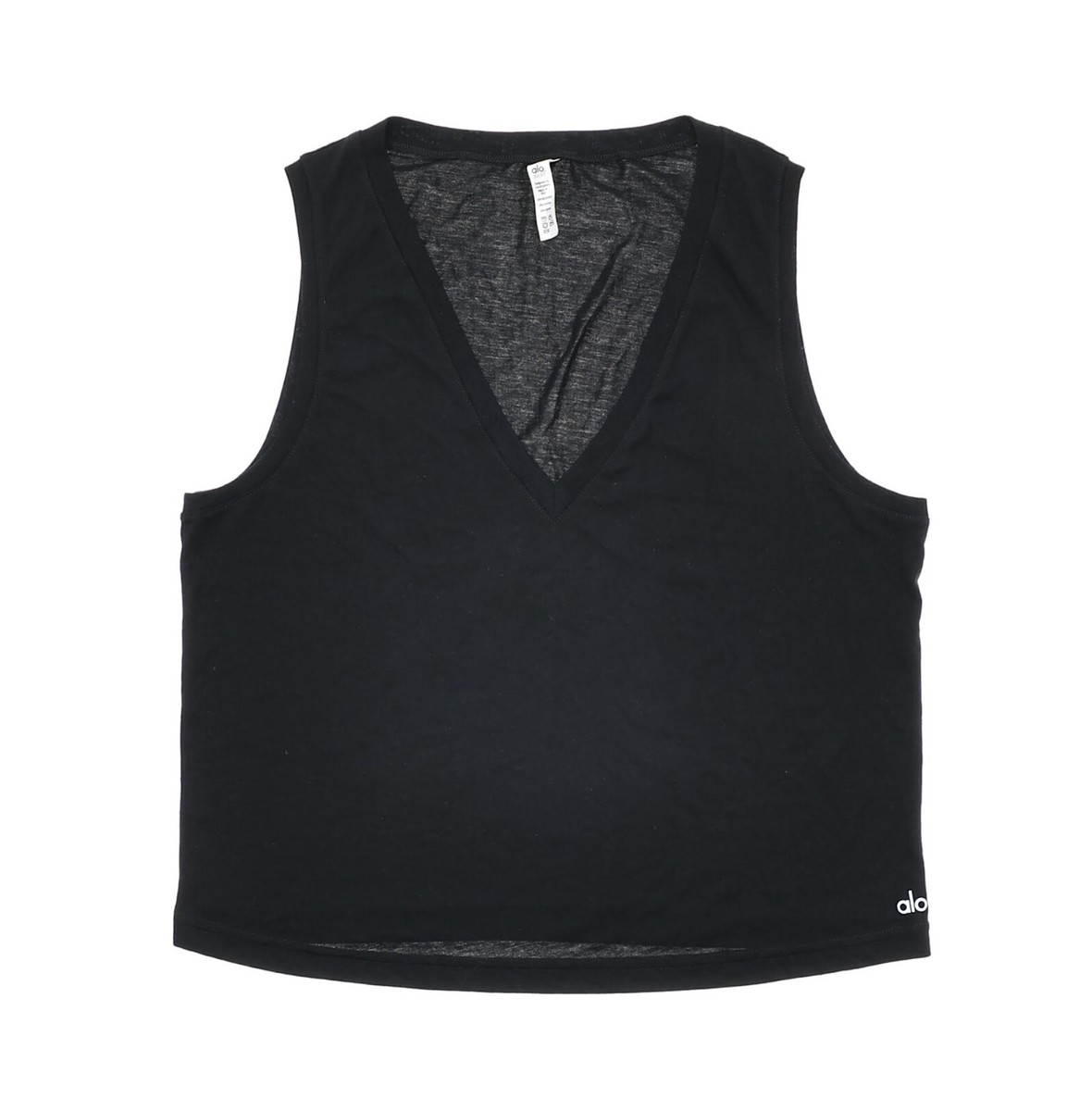 ALO YOGA ブラック Tシャツ / メンズ・レディース兼用 M ALO YOGA ブラック Tシャツ / メンズ・レディース兼用 M
