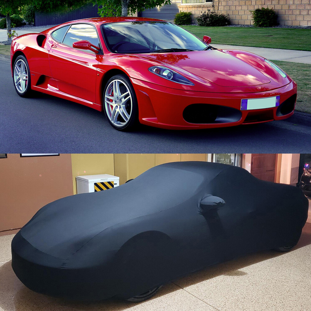Ferrari F430 カタログ ビニールカバー付き For Ferrari F430 2005-2009 Full Car Cover Indoor Satin Stretch