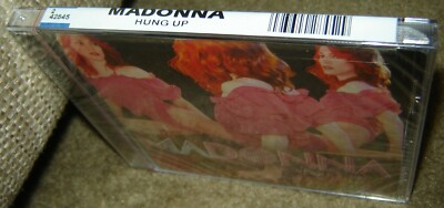 MADONNA HUNG UP MAXI SINGLE CD, NEW AND SEALED, INCLUDES RADIO