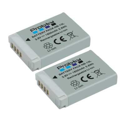 2x NB-13L Battery for Canon PowerShot G5X G9X G7X Mark II III
