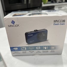 Minolta MNCD36 HD Black Dash Cam 1080p 3" LCD Screen 16GB Memory Card NEW/SEALED