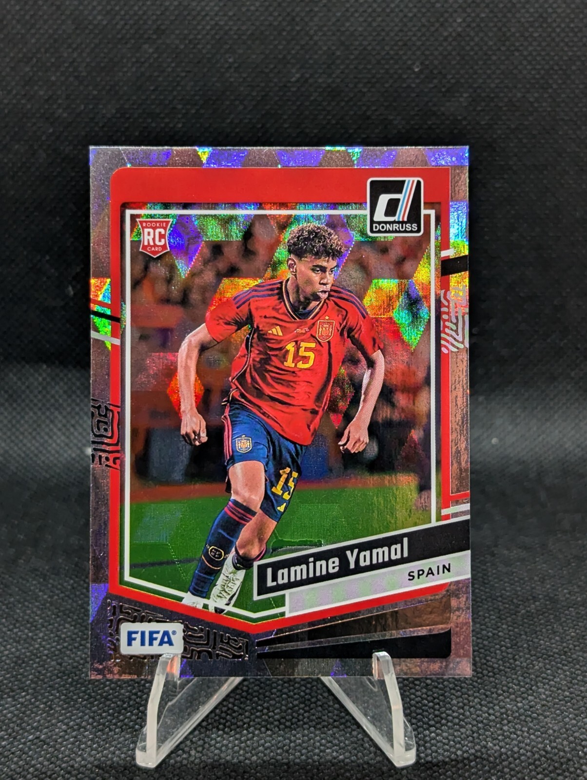 2023-24 Panini Donruss Cubic Lamine Yamal Card #54 Rookie RC