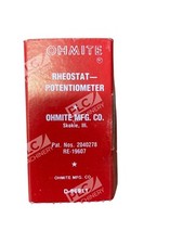 Ohmite D-96911 50W 1000Ohm Model J RE-19607 Rheostat Potentiometer RJS1K0