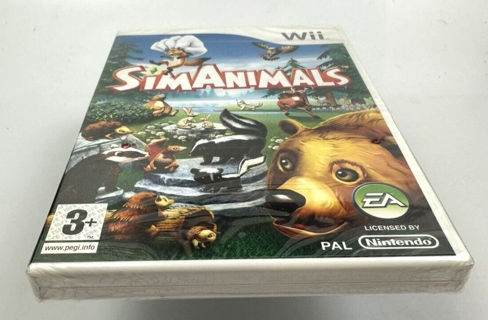 Nintendo Wii SimAnimals (2009), Brand New Factory Sealed - **Flaw** - Image 3 of 4