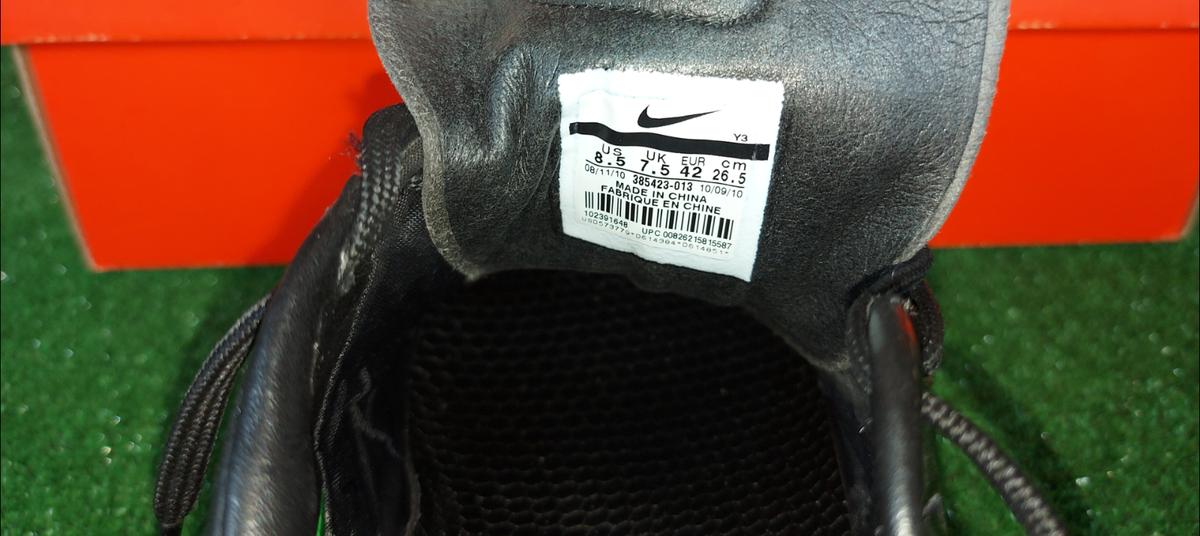 Nike Total90 Laser III FG 385423-013 Black boots Cleats mens