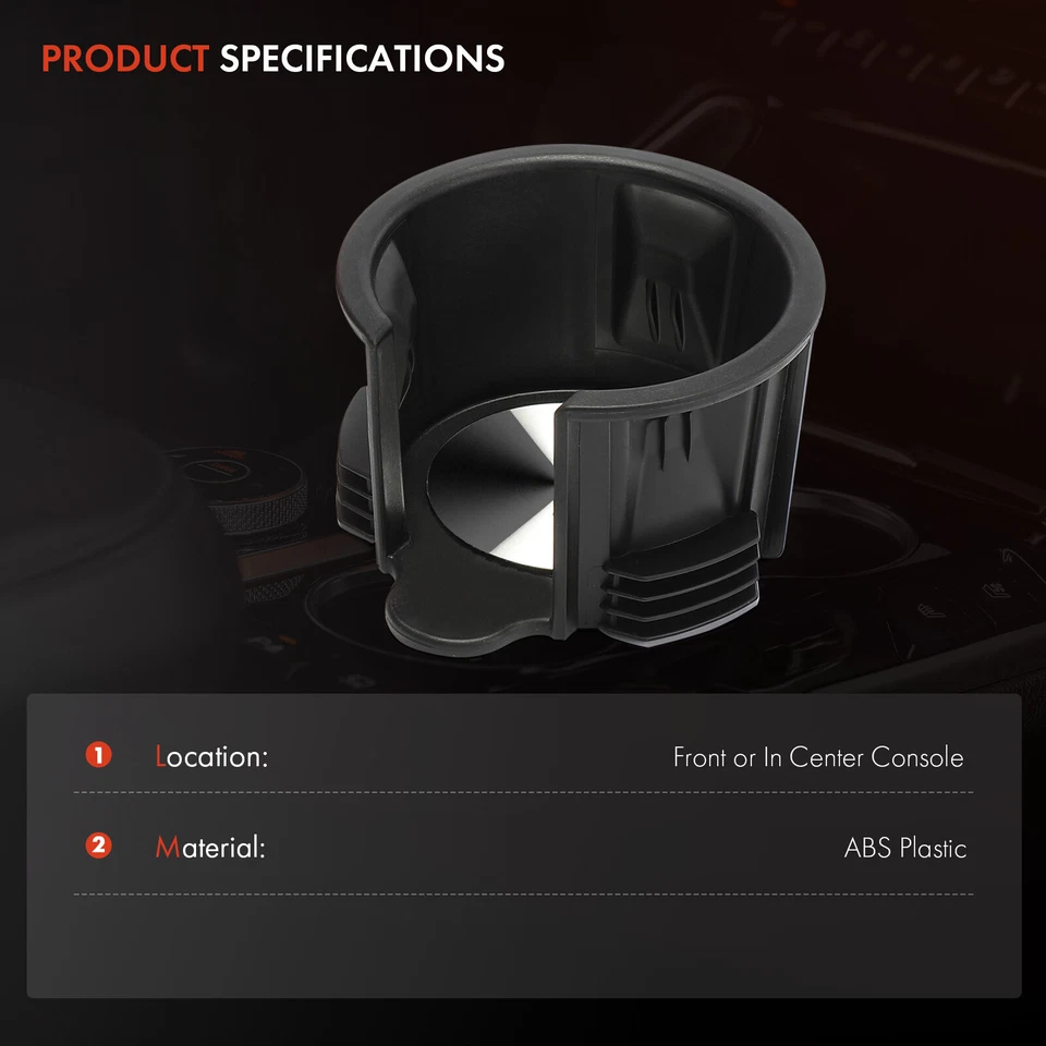 Inserto portavasos consola central delantera para Land Rover Defender 110 Discovery Foto 2 de 4