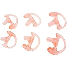 Soft Silicone Gel Earplug Earbuds for Radio Headset Air Acoustic Earpiece S M L