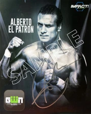 Official TNA Impact Wrestling - Impact 2018 Hand Signed Alberto El Patron 8x10