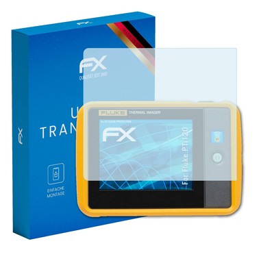 atFoliX 2x Displayschutzfolie für Fluke PTi120 Schutzfolie klar Folie