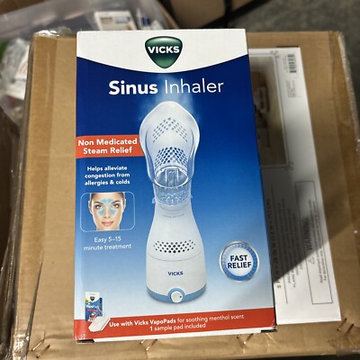 Vicks Personal Steam Inhaler with Variable Steam Control & Soft Mask - 22.56oz