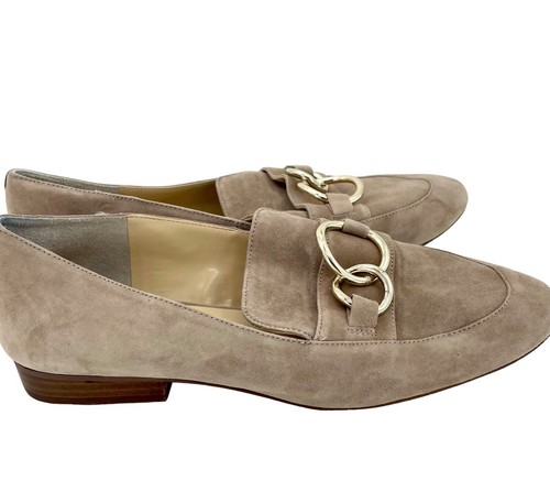 Sole Society Women's Shoes Loafers Tan Suede Leather Slip On Flats SZ 8 SH34 - Picture 8 of 11