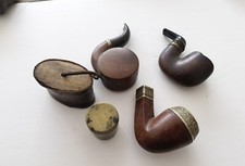 Lot de 3 pipes vintage collection Sublime La Méridienne Bruyère 2 Boîtes Tabac 