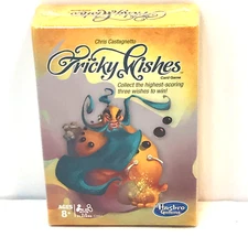 Chris Castagnetto Tricky Wishes Party Board Game Made in USA Hasbro Games New