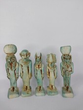 COLLECTION OF 5 RARE Ancient Egyptian Antique 5 Statue Amulets Protect of Graves