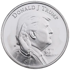 45th President - 1 oz .999 Fine Silver Round