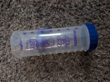 Vintage 8 oz. Playtex Drop In Nurser Baby Bottle 1997 Easy Feed Push Up