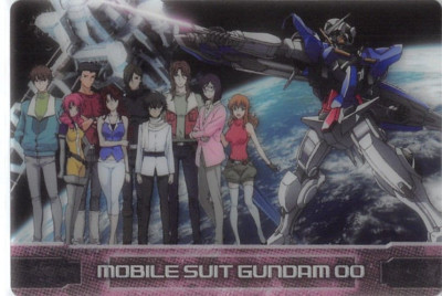 Gundam 00 Trading Card Wafer Choco 002-003-007 Setsuna F. Seiei Lockon Allelujah