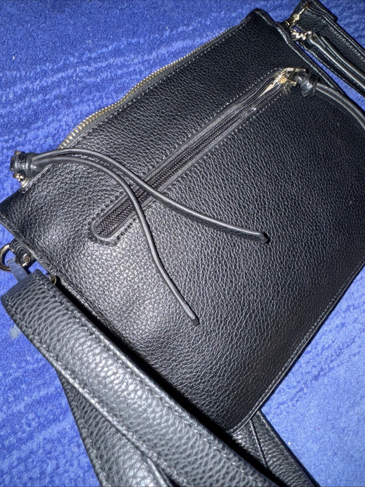 WANDLER Borsa a tracolla Sondra Roberts quadrata nera di design in pelle pochette