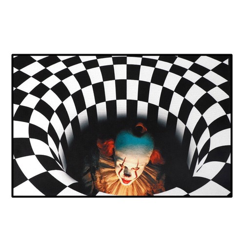 Halloween Scary Clown Door Mat Carpet Horror Welcome Door Mat Home Decor UK - Picture 12 of 13