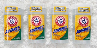 Arm & Hammer ADVANCE Men Clear Gel Antiperspirant Deodorant Fresh Scent 118g x4