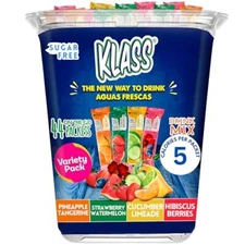 Klass Aguas Frescas Powdered Drink Mix | 44 Sugar Free  Assorted Flavor Names 