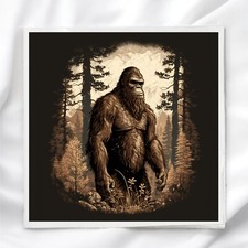 Bigfoot Fabric Panel for Quilting Sewing Crafting Quilt Block Square BF74960