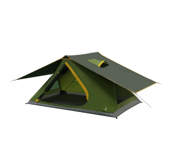 GOTOTOP Tent Pole Auvent extérieur d'abri de tente de fer de 2m