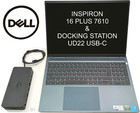 DELL Inspiron 16“ 7610 [3K i7-11 32GB RTX3060 2xHynix 1TB] +UD22 Docking Station