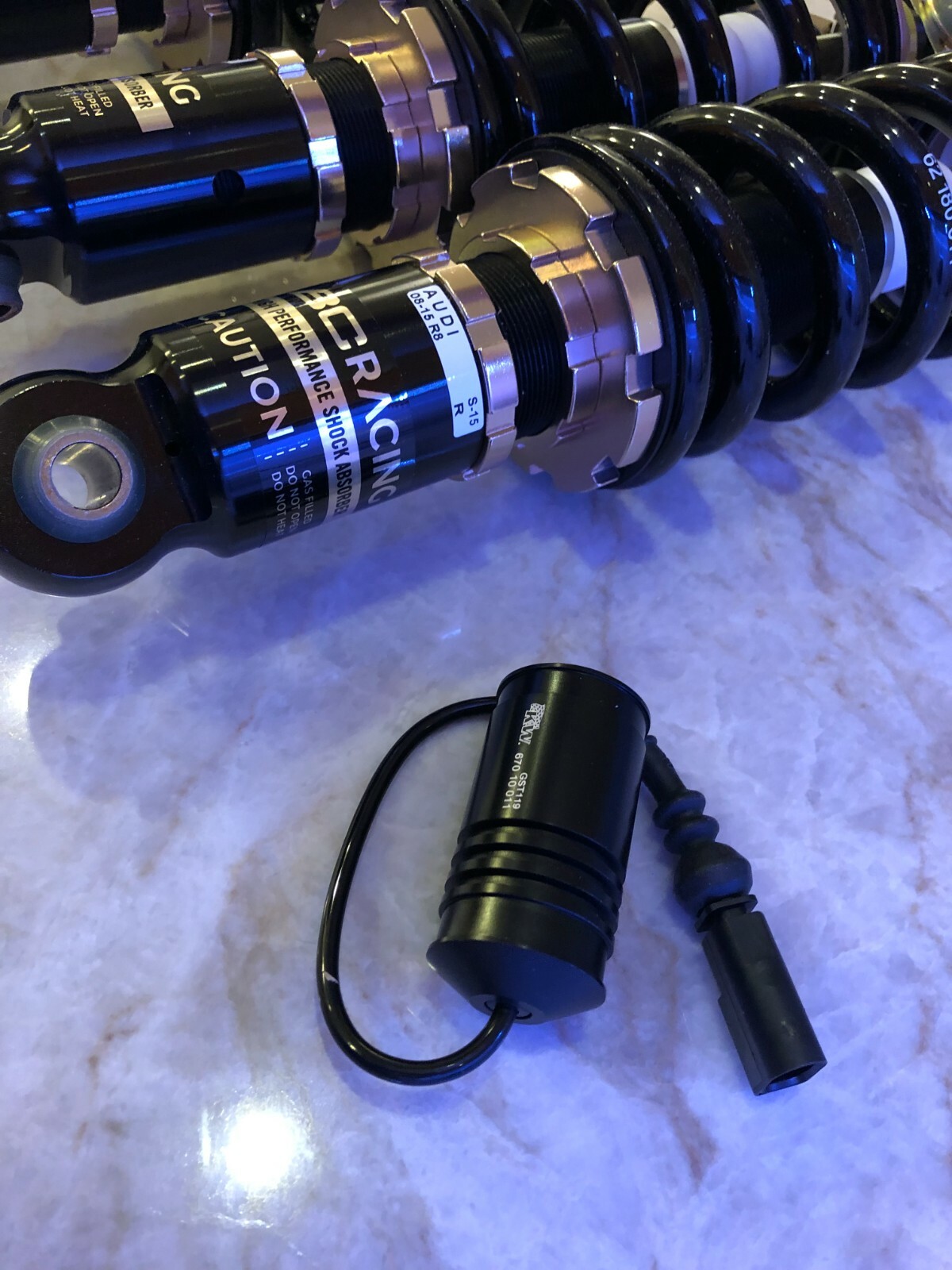 BC Racing Coilovers for Audi R8 with Magnetic Suspension | V8 & V10 | MAG Ride