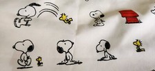 Peanuts Snoopy Woodstock Berkshire Full/Double Flat  2 Pillowcases