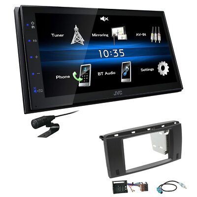 JVC Autoradio Touchscreen Bluetooth für Mercedes Benz R-Klasse 2006-2012 schwarz