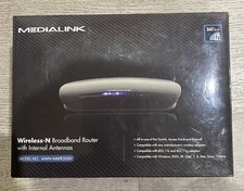Router wireless a banda larga Medialink con antenna interna - nuovo scatola aperta