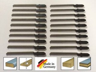 20 Stichsägeblätter mit T Schaft sauberer Kurvenschnitte Ref. No Bosch: T101A0