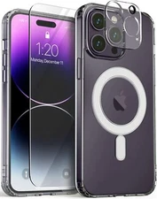 For iPhone 14 / Plus / Pro / Pro Max Case VRS Design Clear Magsafe Phone Cover