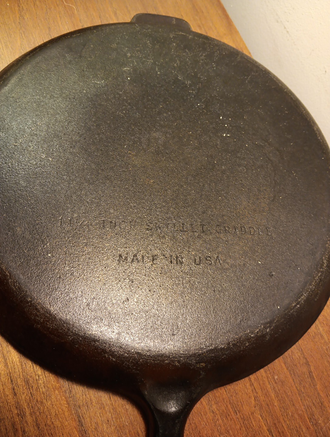 Vintage? cast iron USAmade 11.25"skillet griddle, "D" eBay